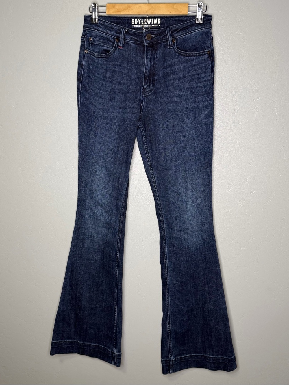 IDYLLWIND Miranda Lambert Dark Wash Bootcut Flare Jeans Women’s 4 Western